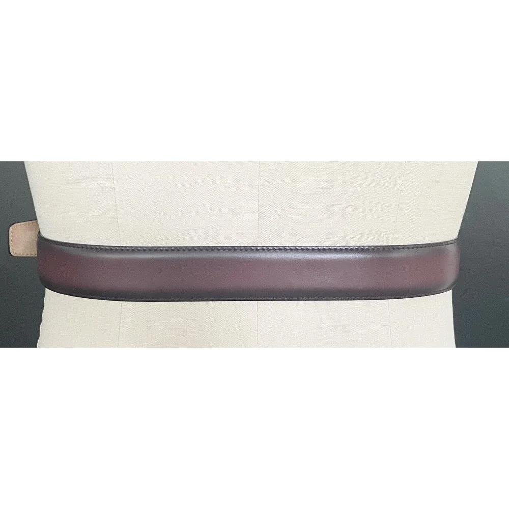 Tods Italy Men's Burgundy Leather‎ Dress Belt, XCMCQO50100HUR9974